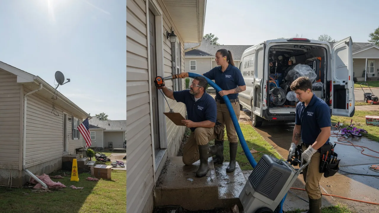 Ceiling Water Damage Restoration in Mcadoo, TX near me